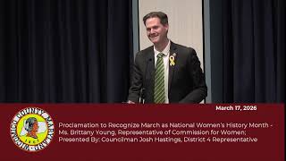 Wicomico County Council Legislative and Open Work Session March 17 2026