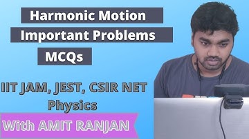 IIT JAM Physics 2021 || Simple Harmonic Motion || Important Problems