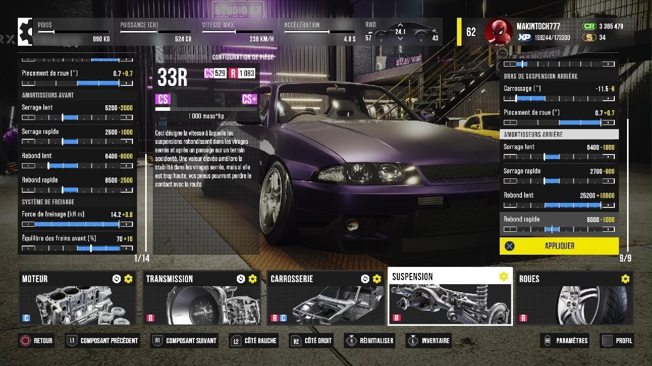 CarX Street 33R Drift tune 🔥