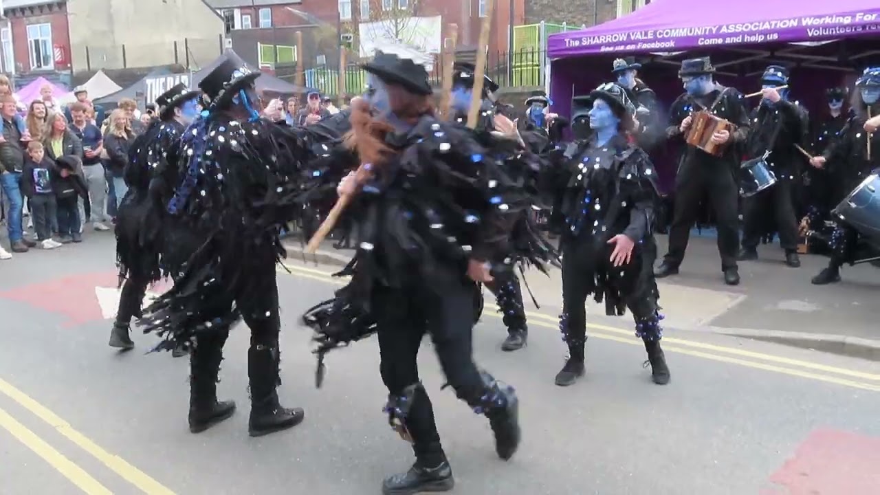 Boggarts Breakfast dancing The Impossible Dance at Sharrow Vale Market April 2025