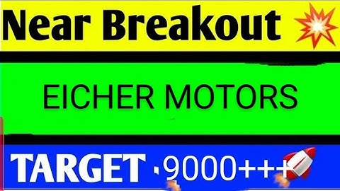 EICHER MOTORS SHARE LATEST NEWS TODAY,EICHER MOTORS SHARE ANALYSIS,EICHER MOTORS SHARE TARGET