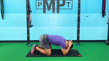 Child’s Pose Thoracic Rotation Stretch