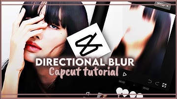 Directional blur with flash and fadeout tutorial on capcut