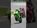 Kawasaki Wheelie Action! 🔥 Epic Track Day Moments #shorts