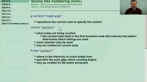 Sample Lesson - 1 of 3 - Practical Transformation Using XSLT and XPath Video