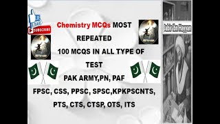Chemistry MCQs | Most Repeated 100 MCQs | PAK NAVY, PAK ARMY, PAF | FPSC PPSC NTS OTS PTS ITSCTSCTSP screenshot 5