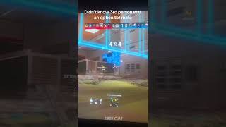 R6 in 3rd person is crazy 😭 #r6 #r6siege #r6s #r6clips #siegeclips