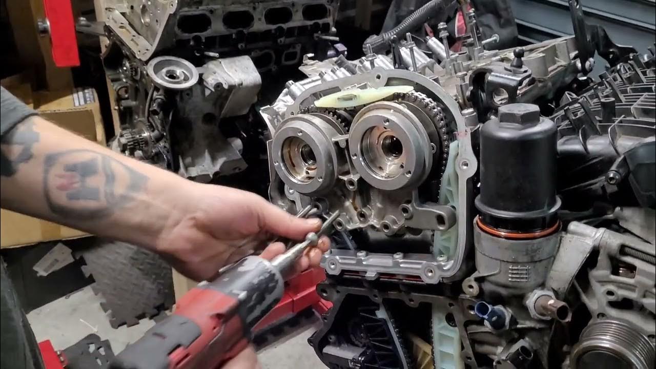 MK7 GTI Engine Rebuild Pt.3 Timing Chains and Oil Pans YouTube