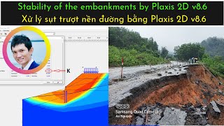 [Plaxis 2d Tutorial] Slope stability of embankments by plaxis 2d v8.6