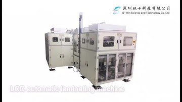 LCD automatic lamination machine 4 in 1 screens OCA LAMINATING line bubble remover machine for phone