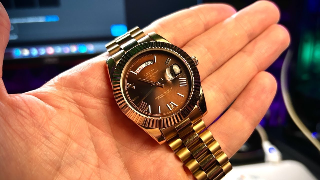 Nibosi 1985 watch, model NI2628, Aliexpress - YouTube