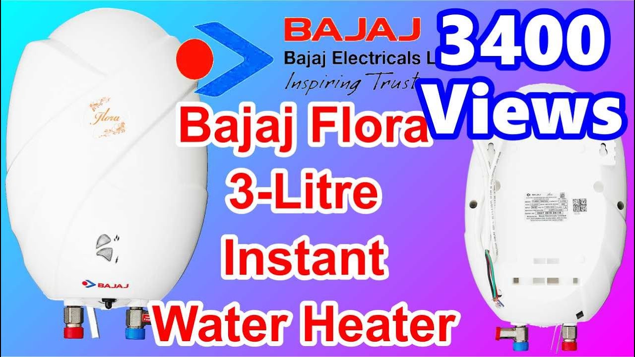 Bajaj Flora 3 Liter Instant Electric Water Heater (White) Purchase From