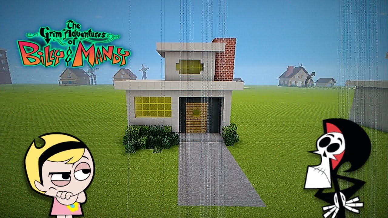 Minecraft how to  how to build Mandy's house ( the grim adventures of