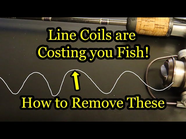 How to Remove Memory Coils from Fishing Line - Fishing Tips and Tricks 