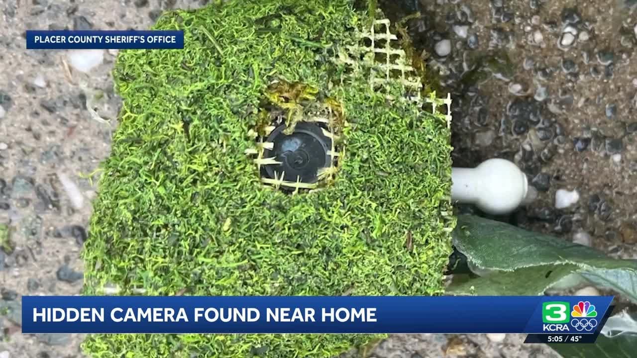 Placer County detective spots hidden camera near home
