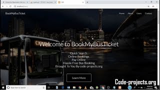 Online Bus Reservation Site Using PHP With Source Code (Source Code & Projects) Free Download