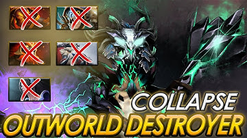 OFFLANE OD DELETES ENEMIES COLLAPSE OUTWORLD DESTROYER GAMEPLAY DOTA 2 PRO HIGHLIGHTS