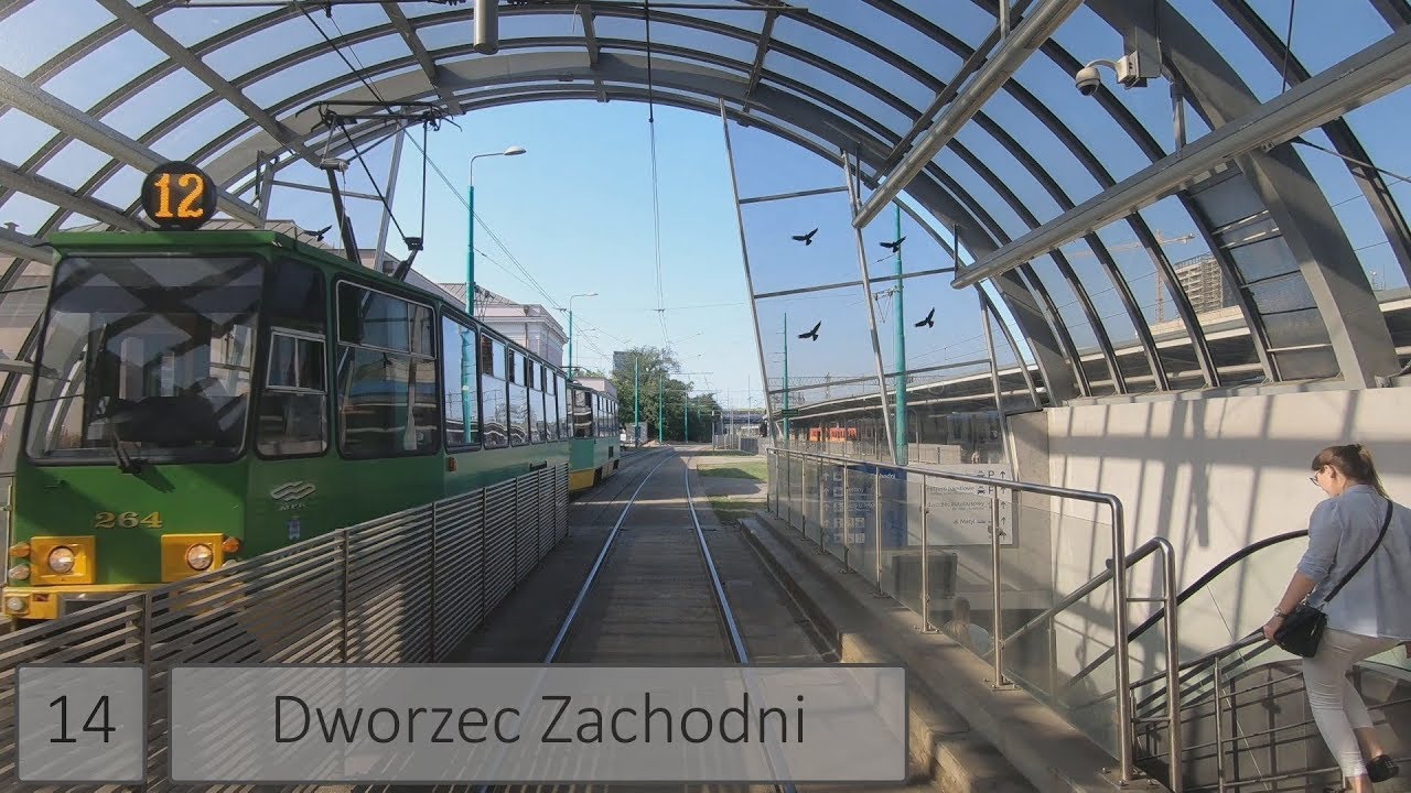 Tramwaje Poznań - CABVIEW. Linia 14 Górczyn - Os.  Sobieskiego.