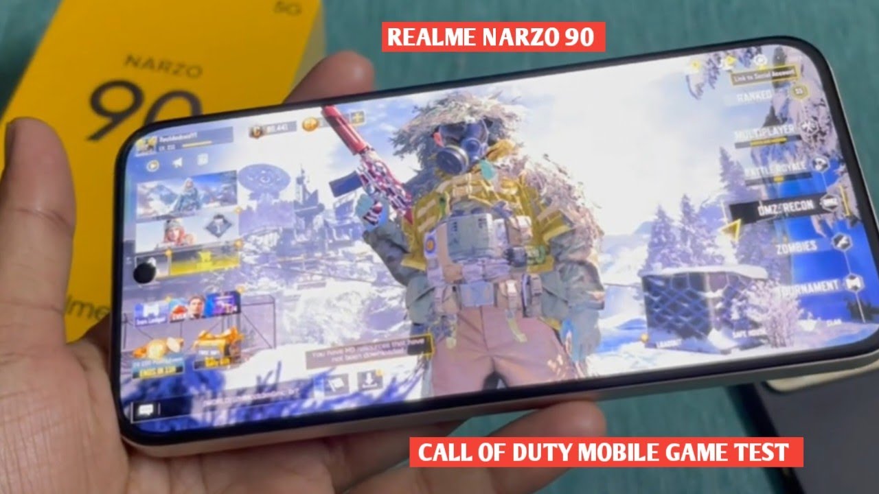 REALME NARZO 90 5G CALL OF DUTY MOBILE GAME TEST, BR AND MP GAME TEST, BEST PHONE UNDER 20,000?
