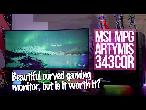MSI MPG Artymis 343CQR: Premium but Awkward 34