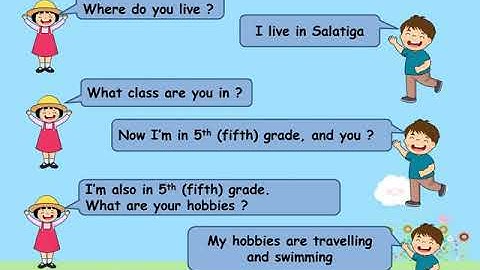 SD MARSUDIRINI 77: WEEK 3 GRADE 5 INTRODUCING MYSELF (DIALOGUE)