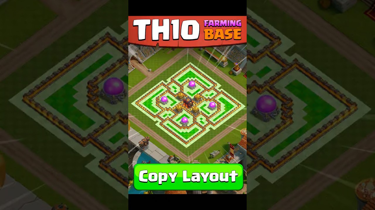 This TH10 Farming Base Saves So Much Loot 😳