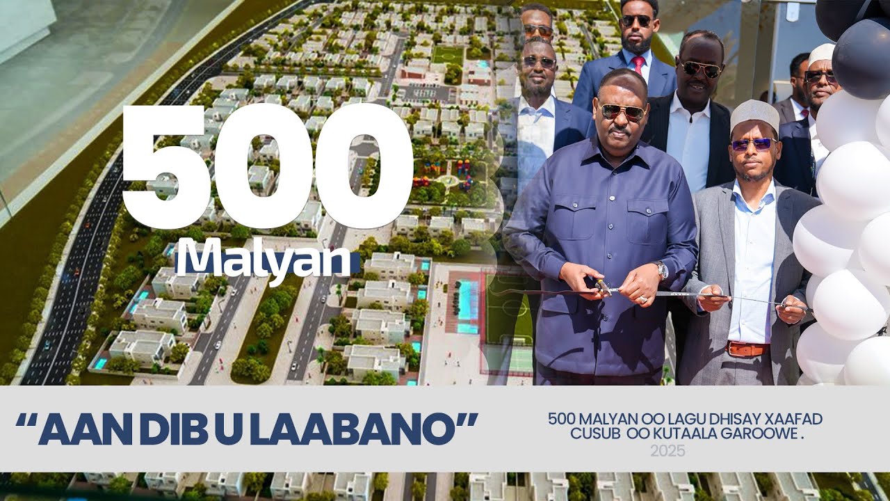 500 Malyan oo lagu dhisayo Xaafad cusub oo kutaala Garoowe 