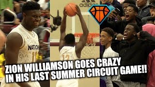 Zion Williamson ENDS HIS LAST AAU Game With a BANG!! | Adidas Nations Highlights