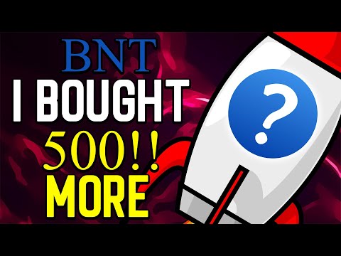 BANCOR NETWORK TOKEN (BNT) - I Bought More!!! Here Is Why!!!