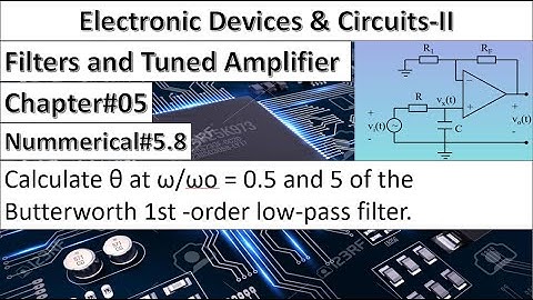 Electronic Devices & Circuits-II | Chapter#05 | Nummerical#5.8 | Thomas Floyd | Filter Types