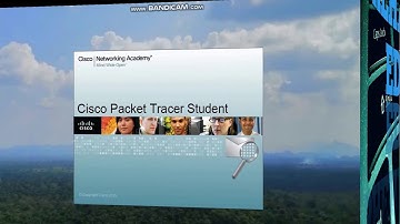 simple network diagram in cisco packet Tracer student. part 1