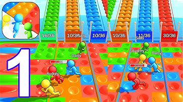 Fidget Fun Race - Gameplay Part 1 All Levels 1-2 (Android, iOS)