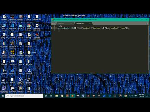 setup a manual shell upload using php and deal with python #Part1