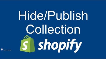 Hide/Publish Collection on your Shopify Store | Shopify 2017