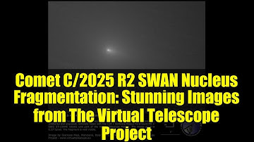 Comet C/2025 R2 SWAN Nucleus Fragmentation: Stunning Images from The Virtual Telescope Project