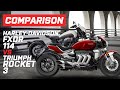 Triumph vs Harley-Davidson | Triumph Rocket 3 vs Harley-Davidson FXDR 114 | Visordown.com