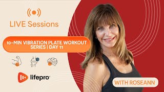 Strong Core & Mobile Hips 10-Minute Seated Vibration Plate Routine Day 11 Challenge