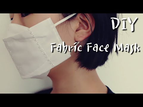 DIY/Fabric Face Mask/Filter mask/정전기 필터 마스크 만들기/면 마스크 만들기