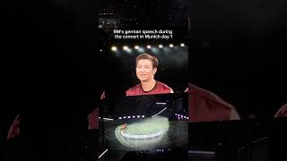 RM’s german speech at BTS concert in Munich #btsworldtour #bts #btsconcert #bangtan #btsarirangtour