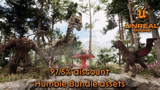 97.5% discounted assets on Humble bundle for Unreal Engine, December 2022