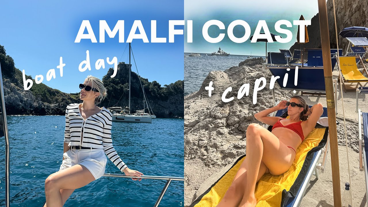 week in my life in ITALY: Amalfi Boat Day + Capri