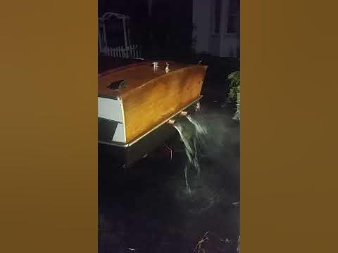 57 Chris Craft 283 engine running - YouTube