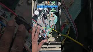 smartech dc inverter outdoor pcb fixing work #accircuits #electrical #hvactechnician #pcb #automobil