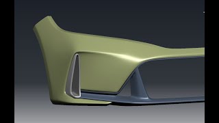 P1-Front fender design | Class a surface techniques using both Alias and Catia