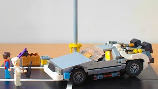 Lego Delorean Time Machine from Back to the Future MOC