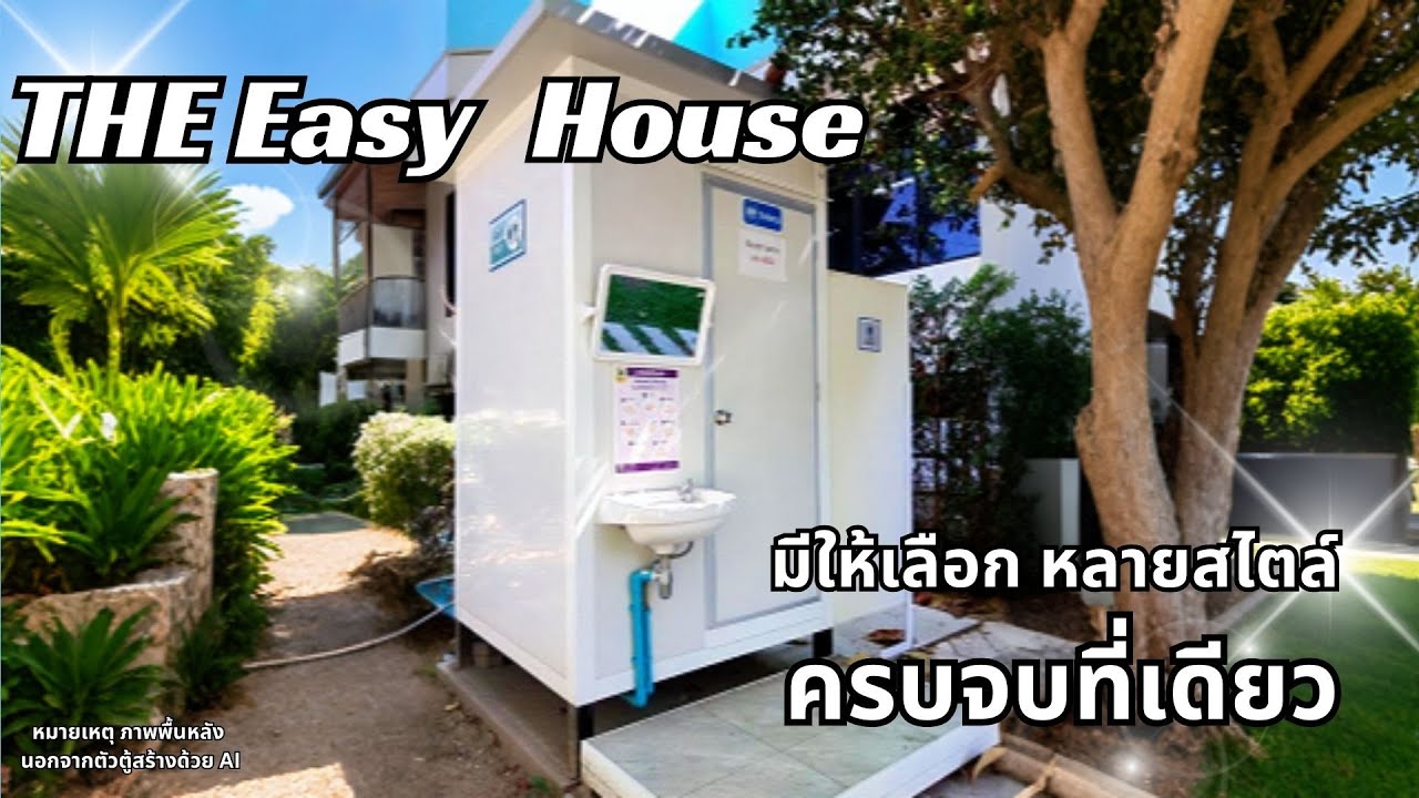 ห้องน้ำสำเร็จรูป แบรนด์ The Easy House ครบจบเรื่องสุขอนามัย #easyhouse