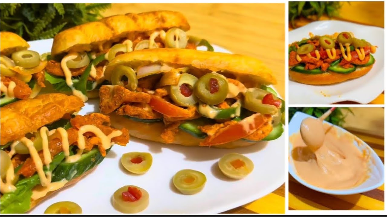SUBWAY sandwich recipe with Subway sauce | Easy to make | Make and impress your loved once !