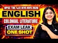 BPSC TRE//KVS/NVS English Post Colonial Literature Most Important Questions & PYQ's By Priyanshi Mam