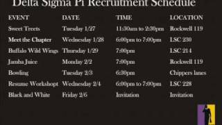 DSP Recruitment Spring 2009