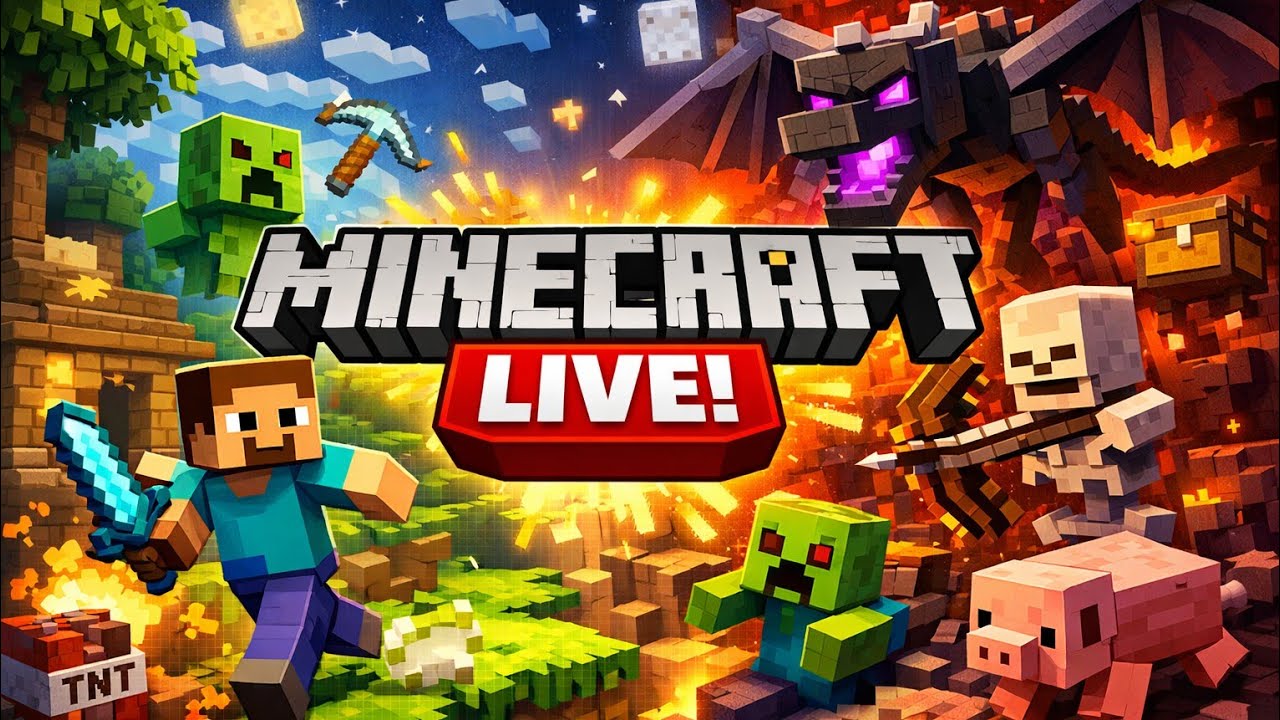 minecraft live stream 😁#live - YouTube